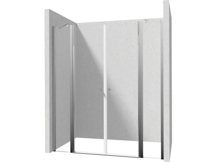 DEANTE/S - Sprchové dveře dvojité výklopné 100x80 KTSU043P+KTSU042P KERRIA/0027
