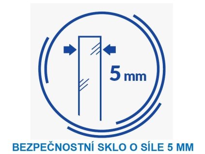 CERSANIT - PARAVAN K VANĚ EASY NEW DVOUDÍLNÝ 140X115cm S301-290