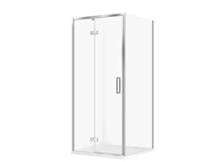 CERSANIT - SET C140  Sprchový kout Larga, levý, 90x90x195, chrom + vanička Tako 90x4 S601-341