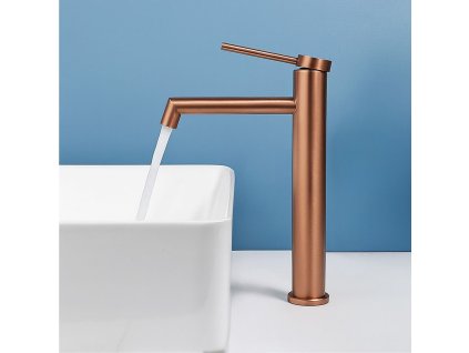 REA - Umyvadlová baterie FOSS Brush Copper HIGH REA-B2086