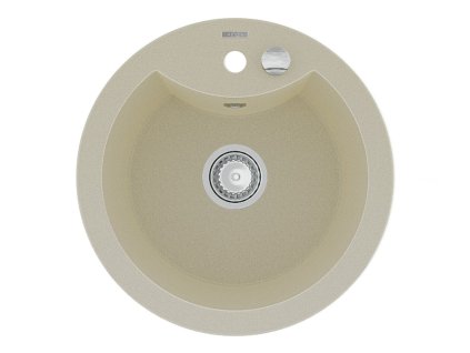 MEXEN - Diego granitový dřez 1 488x480 mm, béžová 6512481000-69