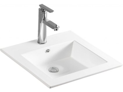 MEXEN - Atena umyvadlo na desku 41x41 cm bílá 25014100