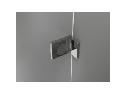 MEXEN/S - Lunar T sprchový kout dveře křídlové levá 80 x 100, transparent, chrom 834T-080-100-01-00-L