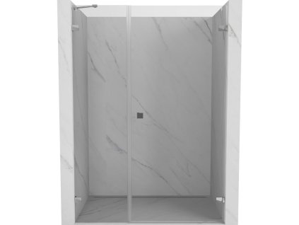 MEXEN/S - Lunar-B sprchové dveře křídlové pravé 115, transparent, chrom 832S-115-050-01-00-P