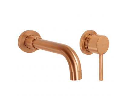 REA - Podomítková umyvadlová baterie LUNGO Long Cooper Brush + BOX REA-B4601