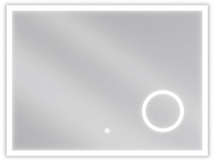 MEXEN - Kala zrcadlo s osvětlením  80 x 60, LED 6000K, 9820-080-060-611-00