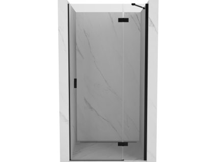 MEXEN/S - Mist-H sprchové dveře křídlové pravé 100, transparent, černá 8A5-100-000-70-00-P
