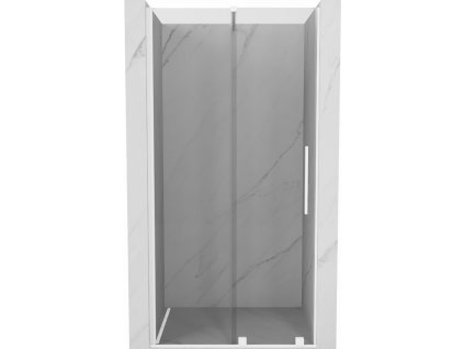 MEXEN/S - Velar posuvné sprchové dveře 80, transparent, bílá 871-080-000-01-20