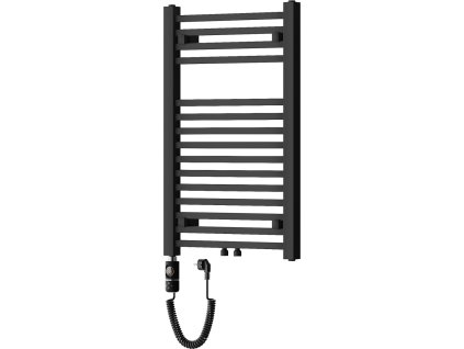 MEXEN/S - Pluton radiátor + topná tyč 800 x 500 mm, 600 W, černá W106-0800-500-2600-70