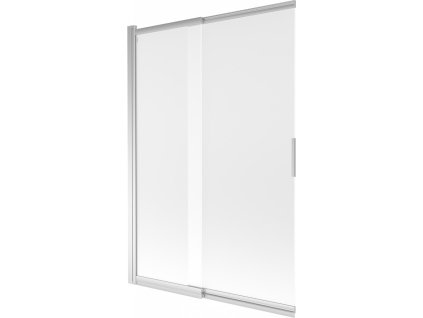 MEXEN - Fox 2-křídlá posuvná vanová zástěna 120 x 150, dekor, chrom 891-120-002-01-30