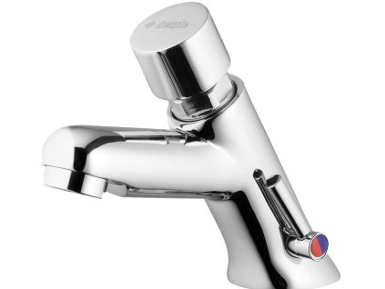 DEANTE - Press chrom - Umyvadlová baterie samouzavírací, s regulací teploty BBH_028R