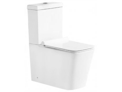 MEXEN - Cube WC kombi včetně sedátka soft-close, bílé 31014000