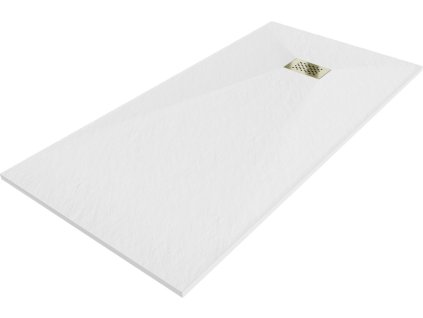 MEXEN/S - Hugo sprchová vanička SMC 170x90, bílá, krytka zlatá 42109017-G