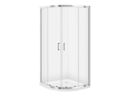 CERSANIT - SPRCHOVÝ KOUT ČTVRTKRUH 90X190 TRANSPARENT SKLO S154-002