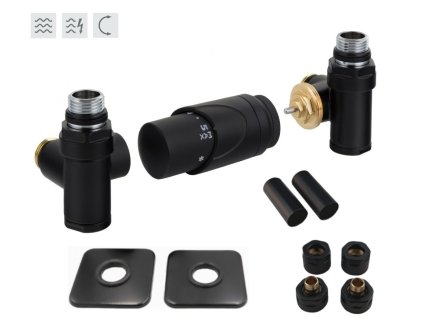 integrato sada universalni rohovy ventil s mosaznou rozetou