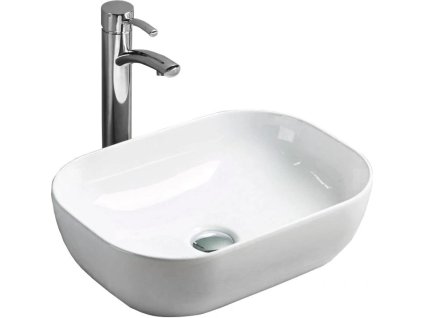 MEXEN - Rita umyvadlo na desku 45x32cm bílá 21084500