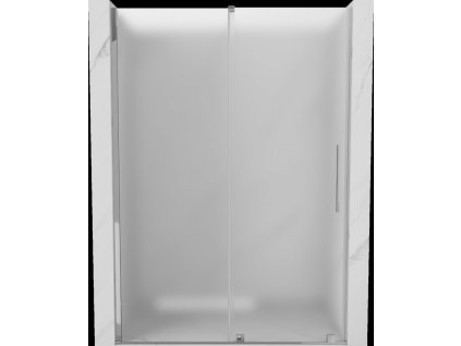 MEXEN/S - Velar posuvné sprchové dveře 160, dekor, chrom 871-160-000-31-01