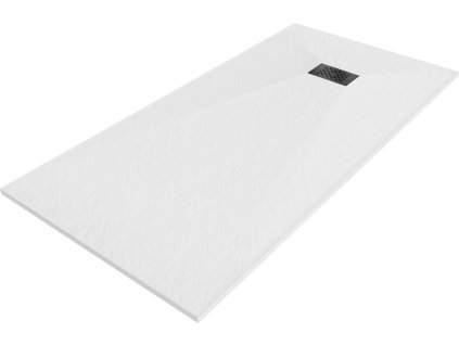 MEXEN/S - Hugo sprchová vanička SMC 180x90, bílá, krytka černá 42109018-B