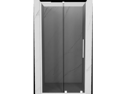 MEXEN/S - Velar L posuvné sprchové dveře 110, grafit, bílá 871-110-003-41-20