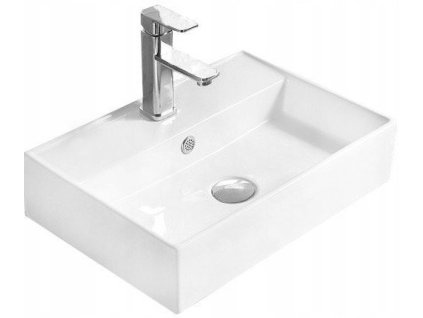 MEXEN - Blanca umyvadlo na desku 50x35cm bílá 21105000