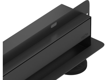 MEXEN - Flat žlab ke stěně 2v1 stěna 80 cm černá 1730080