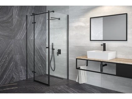 ctvercovy sprchovy kout pixa black