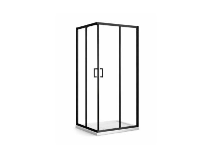 ctvercovy sprchovy kout Hammer Black 80x80cm