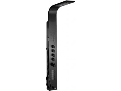 MEXEN - Timor sprchový panel s výtokom, černá 7621-04-70