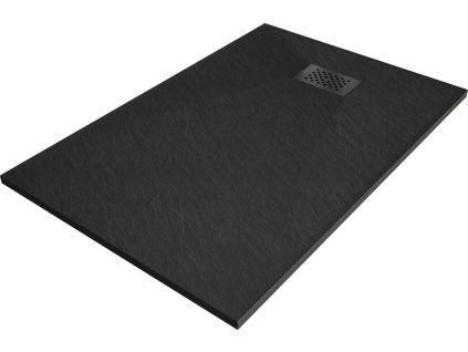 MEXEN/S - Hugo sprchová vanička SMC 100x80, černá, krytka černá 42708010-B