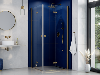 ctvercovy sprchovy kout exo h gold
