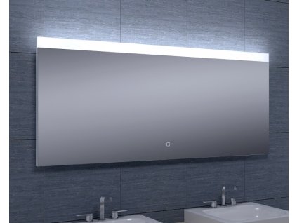 Zrcadlo s LED osvětlením a nastavitelnou teplotou světla, 1400x600x30mm