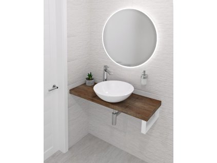 AVICE deska pod umyvadlo 110x36cm, tl.5cm, old wood