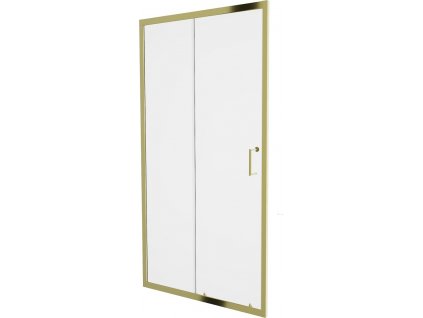 MEXEN - Apia posuvné sprchové dveře 120, transparent, zlaté 845-120-000-50-00
