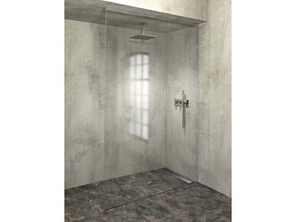 ARCHITEX sada pro uchycení skla, podlaha-stěna-strop, max. š. 1600mm, leštěný hliník