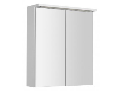 KAWA STRIP galerka s LED osvětlením 60x70x22cm, bílá