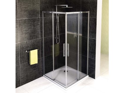 ALTIS čtvercový sprchový kout 1000x1000 mm, rohový vstup, čiré sklo