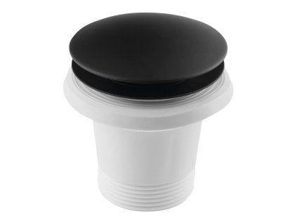 Vanová výpust 6/4", click-clack, černá mat