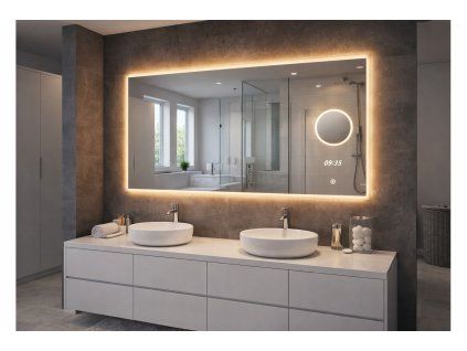 zrcadlo SELECT 120x65cm teplejsi