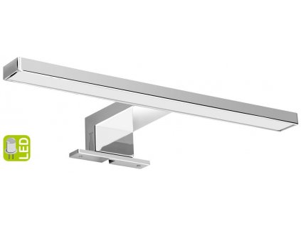 SERAPA LED svítidlo 4,5W, 230V, 300x40x100mm, plast, chrom