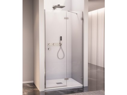 FORTIS EDGE sprchové dveře do niky 1100mm, čiré sklo, pravé