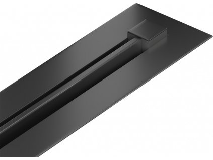 MEXEN - Flat 360° Super Slim podlahový žlab otočný 110, černý 1751110
