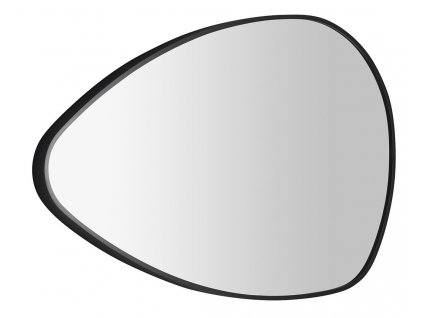 STEN zrcadlo v rámu 80x51cm, černá mat