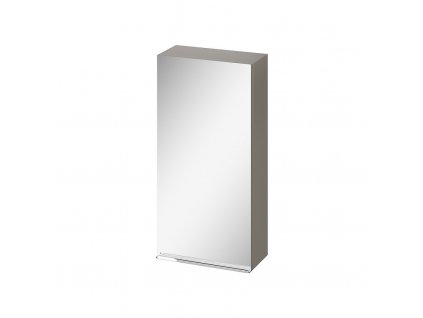 CERSANIT - Zrcadlová skříňka VIRGO 40 šedý dub s chromovými úchyty S522-011