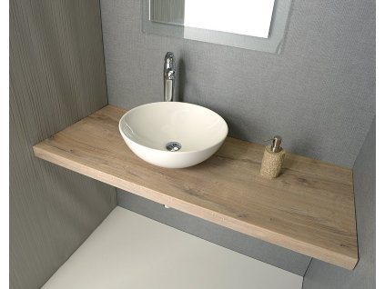 AVICE deska pod umyvadlo 110x50cm, tl.5cm, dub Rover