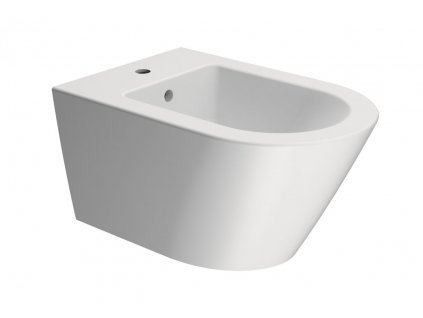 KUBE X bidet závěsný 36x55cm, bílá mat