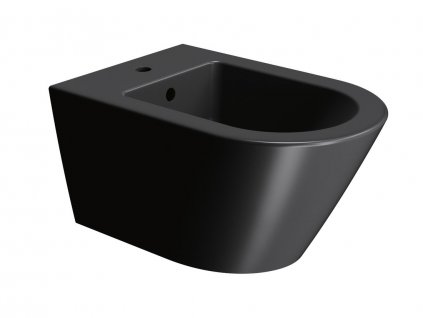 KUBE X bidet závěsný 36x55cm, černá mat