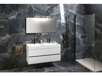 CHICAGO XL LED svítidlo, 600x120x40 mm, 12W, 230 V, plast, černá mat