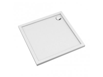 OMNIRES - MERTON akrylátová sprchová vanička čtverec, 80 x 80 cm bílá lesk /BP/ MERTON80/KBP