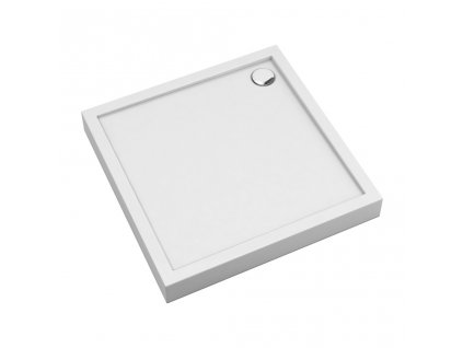OMNIRES - CAMDEN akrylátová sprchová vanička čtverec, 90 x 90 cm bílá lesk /BP/ CAMDEN90/KBP
