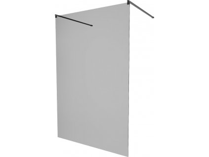 MEXEN/S - KIOTO samostatně stojící sprchová zástěna 110 x 200, grafit, černá 800-110-002-70-40